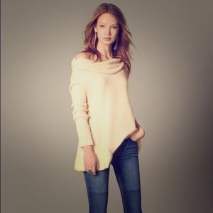 Free People off shoulder strawberry fields tunic